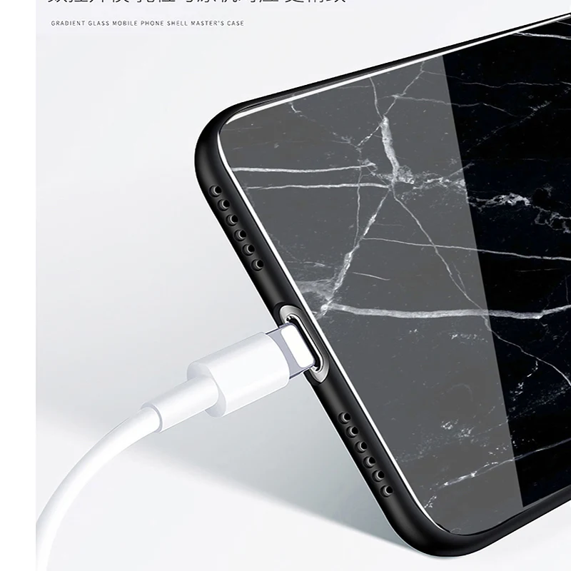 Чехол SoCouple из закаленного стекла для телефона iphone 11 Pro X Xs max XR SE 12 mini мраморный