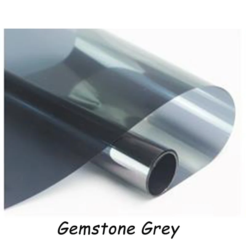 

Gemstone Grey Waterproof Window Film One Way Mirror Silver Insulation Stickers UV Rejection Privacy Tint Films Home Decoration