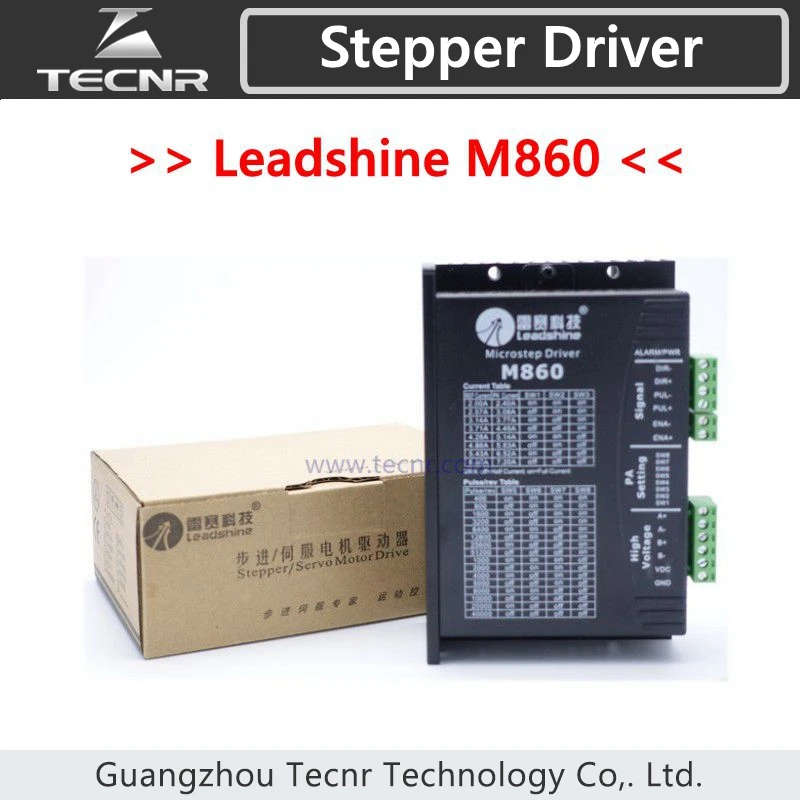 

2 phase Leadshine M860 stepper motor driver CNC 24-80VDC output 2.0A-6A for nema 34 stepper motor