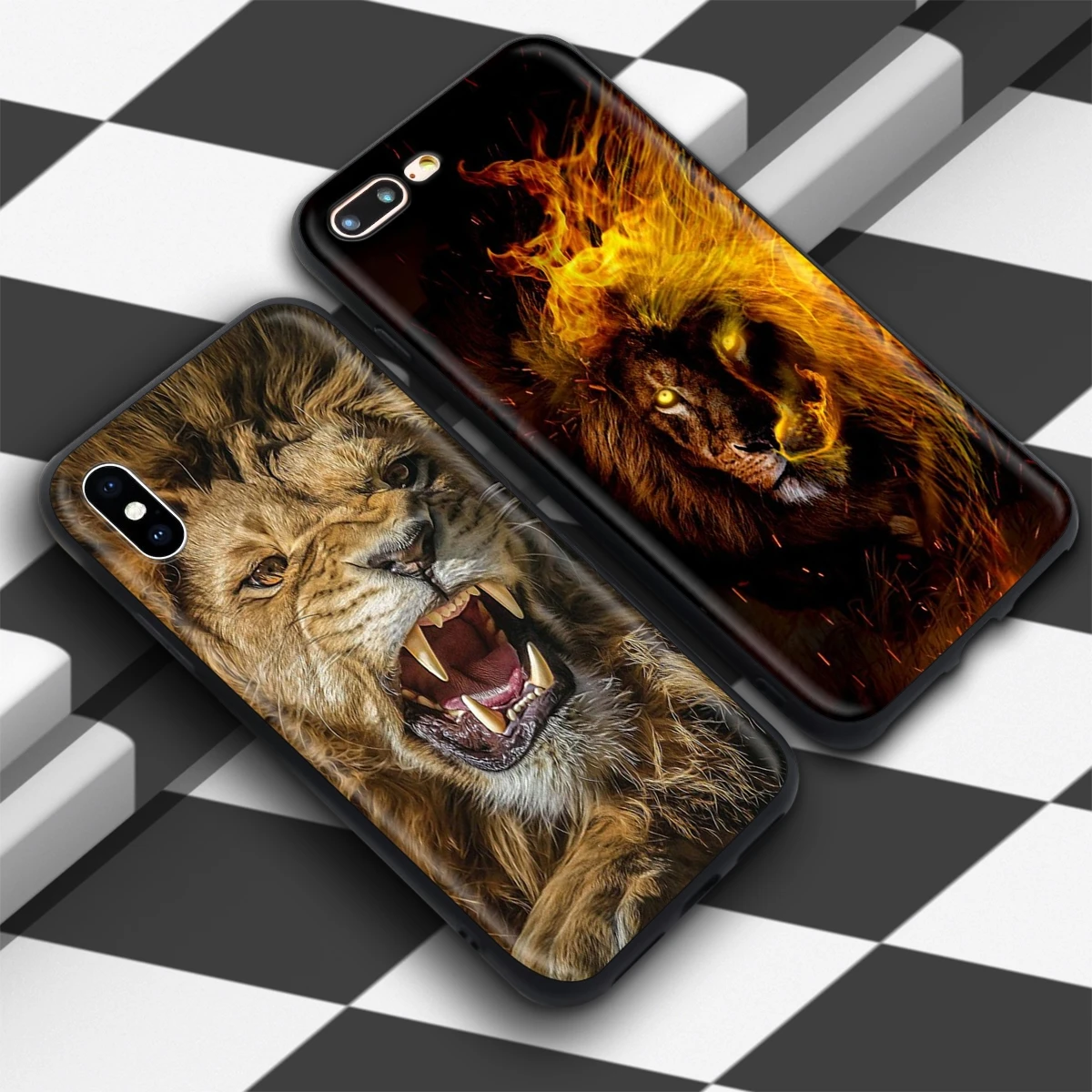 Чехол Lavaza с животными и львом для iPhone 12 mini 11 Pro XS Max XR X 8 7 6 6S Plus 5 5s se|Бамперы| |