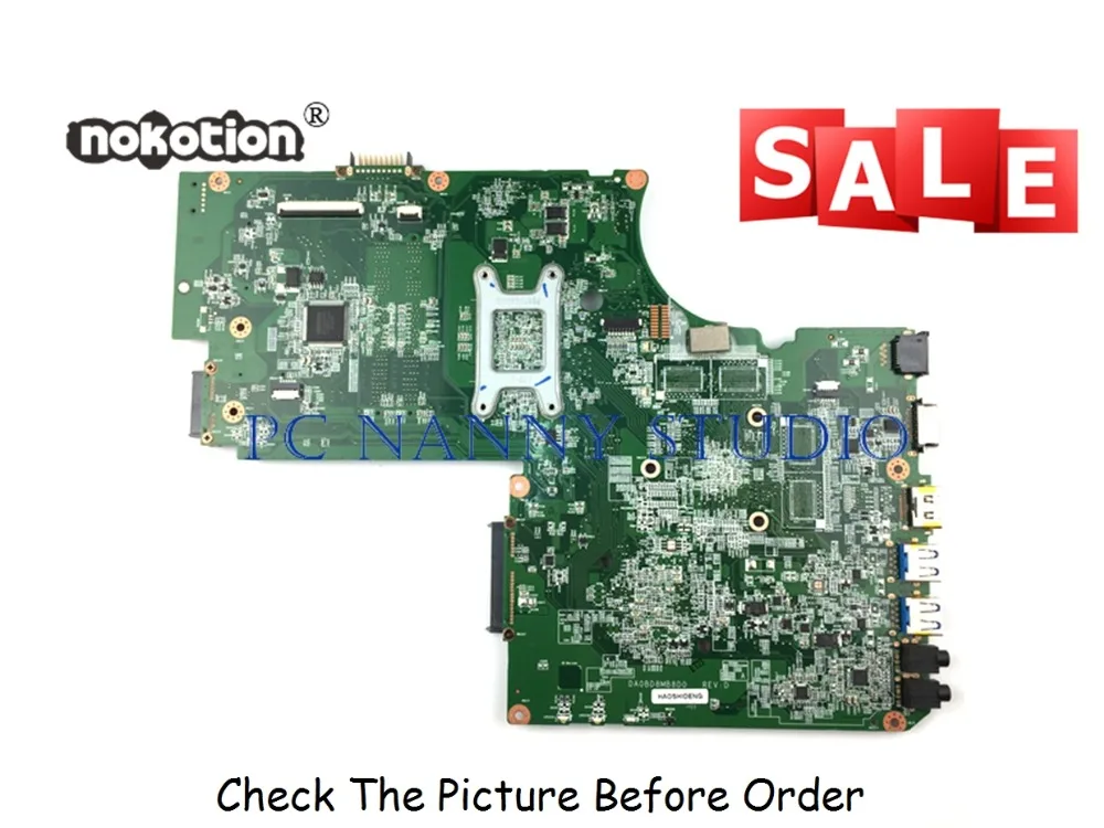 Promo  PANANNY A000243670 for Toshiba Satellite C75D S75D Laptop Motherboard DA0BD8MB8D0 DDR3 tested