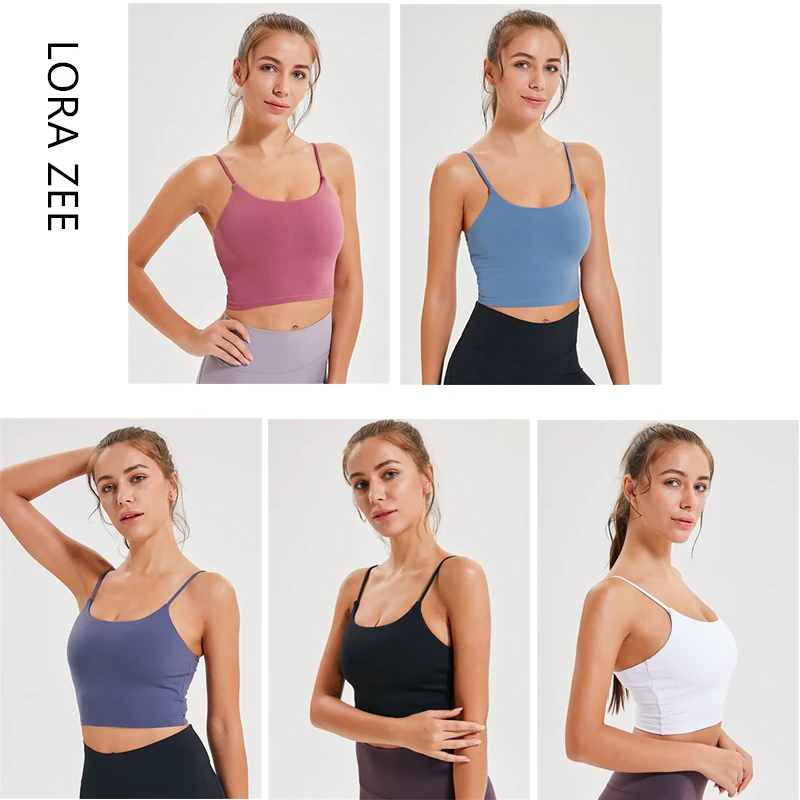 

Compression Cropped Fitness Yoga Bra Top For Women High Impact Padded Sports Bra Sexy Training Femme Workout Crop Tops