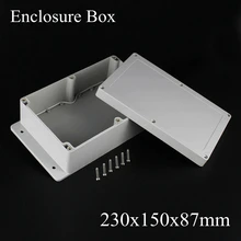230*150*87 мм IP66 ABS Водонепроницаемый электронный корпус проект коробка Распределения переключатель junction outlet чехол 230 х 150 х 87 мм