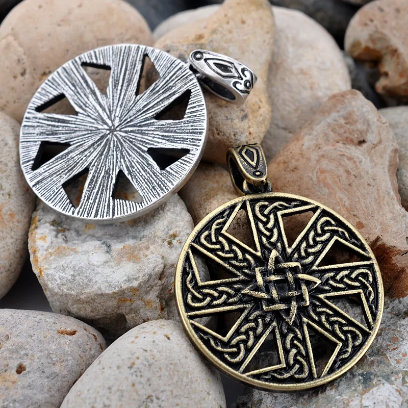 Славянская подвеска Коловрат звезда Лада языческие украшения Amulet круглый