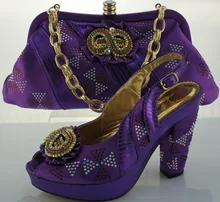 Damen Schuh Und Tasche Set Für Party In Frauen Fashion Italienische schuhe Mit Passender Tasche Für Hochzeitsmoden Pumpen Schuhe ME2202