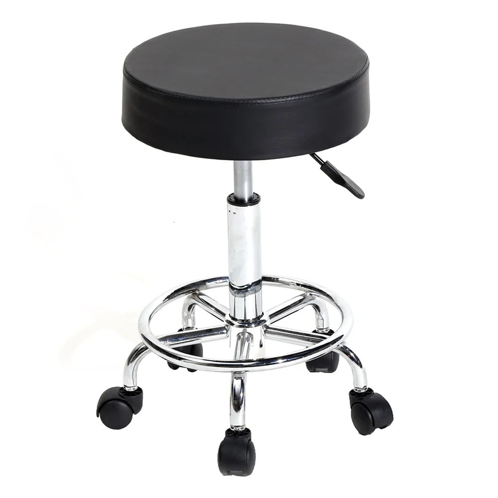 

Round Stool Ha Ha Feet Rotation Bar Stool Black