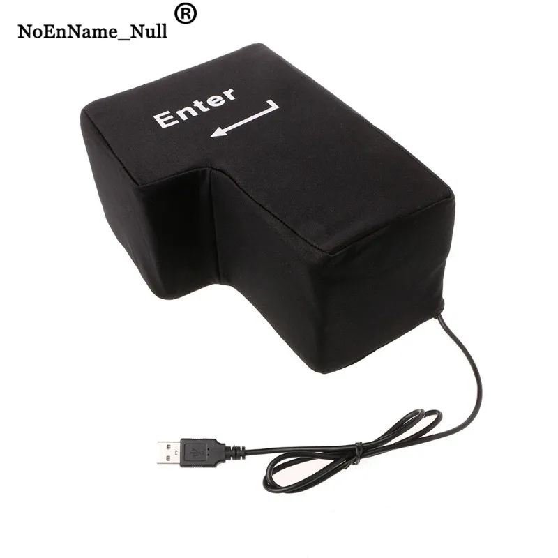 

USB Gadget Big Enter Supersized Key USB Pillow Office Desktop Travel Nap For Anti Stress Relief
