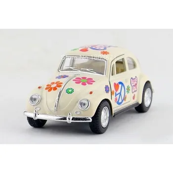 

Children Kids Kinsmart 1967 Volkswagen Classical Beetle Model Car 1:32 KT5375F 5inch Diecast Metal Alloy Cars Toy Pull Back Gift