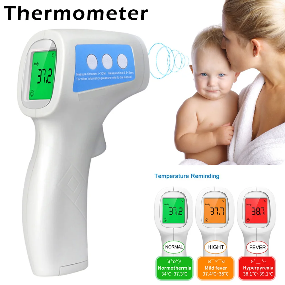 

Non Contact Thermometer Digital Baby Infrared Medical Fever Temperature Measure Tool DAG-ship