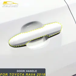 Gelinsi для Toyota RAV4 2019 автомобильный Стайлинг дверная ручка чаша крышка обрезная рамка внешние аксессуары