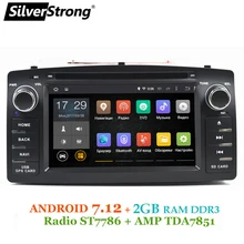SilverStrong 2GB RAM Android7.12 Universal Car DVD COROLLA E120 GPS For TOYOTA corolla ex radio Navigation android TPMS
