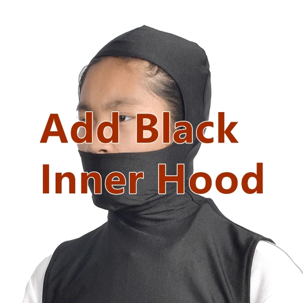 add black inner hood Маскарадный наездник Кабуто клеящаяся Ткань Материал подпальто Косплей Костюм | UncleHulk - Цвет: add black inner hood