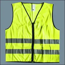 Hi Vis жилет безопасности с молнией-Размер S M L XL XXL 3XL 4XL