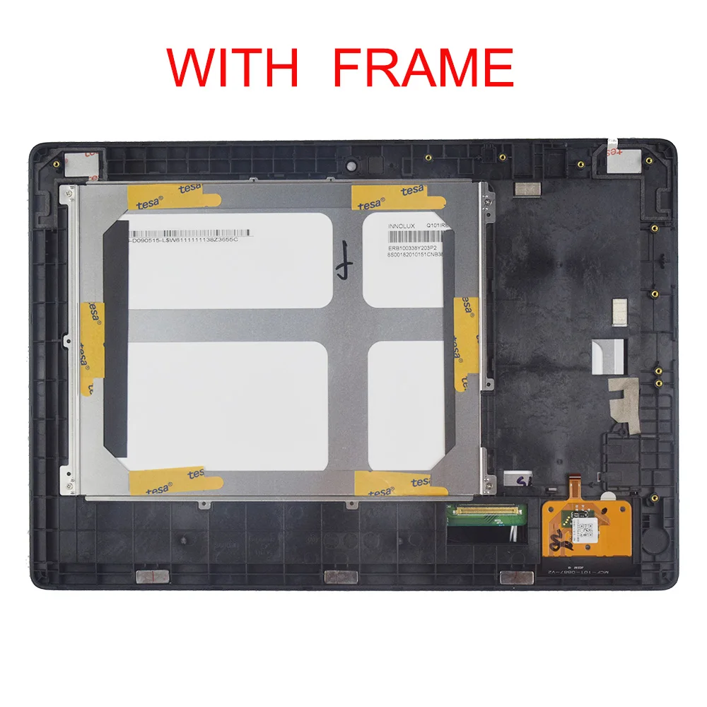 Продажа Новинка 10,1 дюймов для lenovo IdeaTab S6000 BP101WX1 206 ЖК дисплей панель монитор с сенсорным экраном дигитайзер Датчик в сборе + рамка