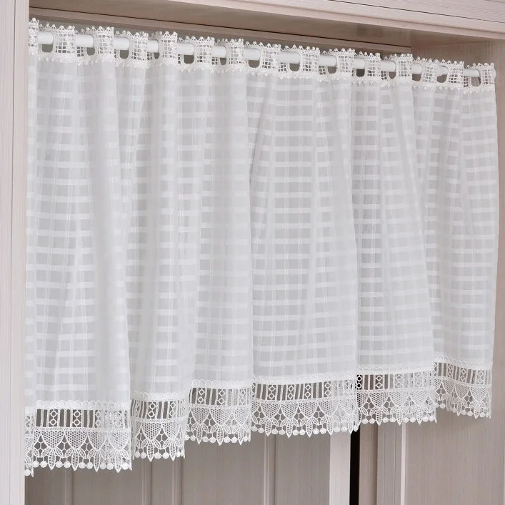 White Lace Kitchen Curtains White Lace Kitchen Curtains