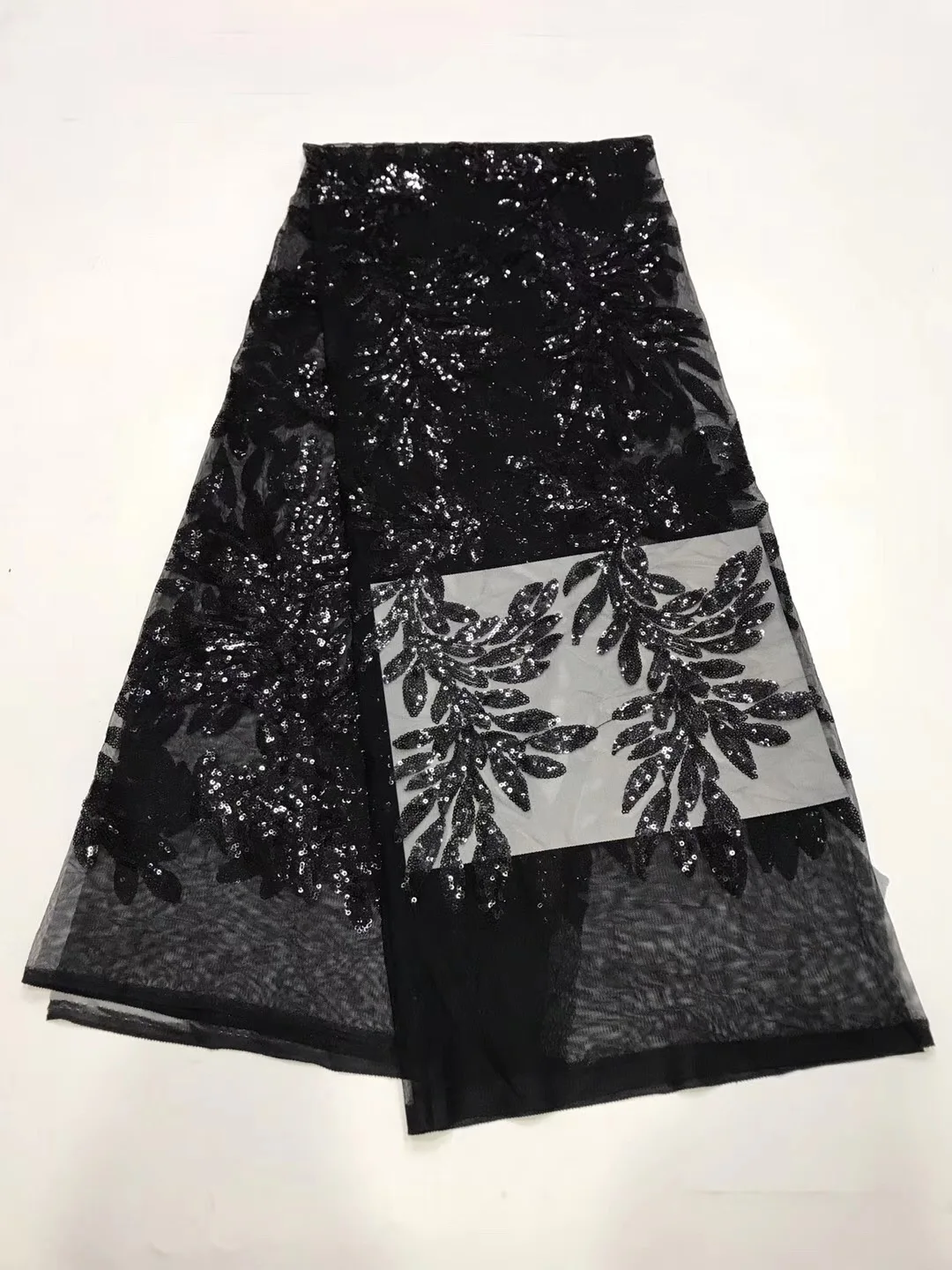 

New Arrival Tulle Beautiful French Lace Sequins Lace Fabric Sequins Attractive Bright African Lace Fabric! k1727
