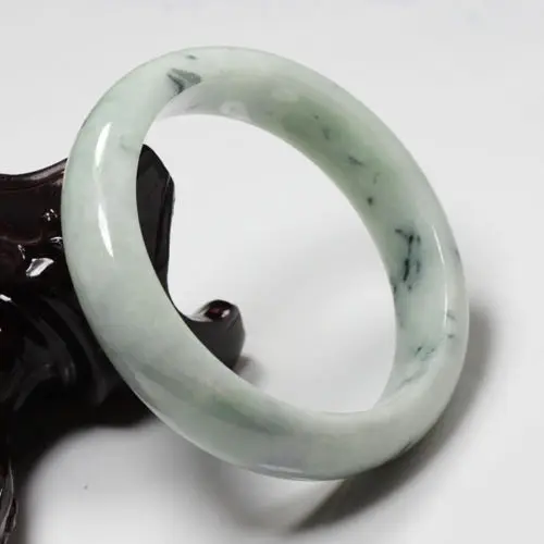 

Certified Grade "A" Natural Green Jadeite Jade Bracelet Bangle style Fine jewe Noble 100% Natural jade