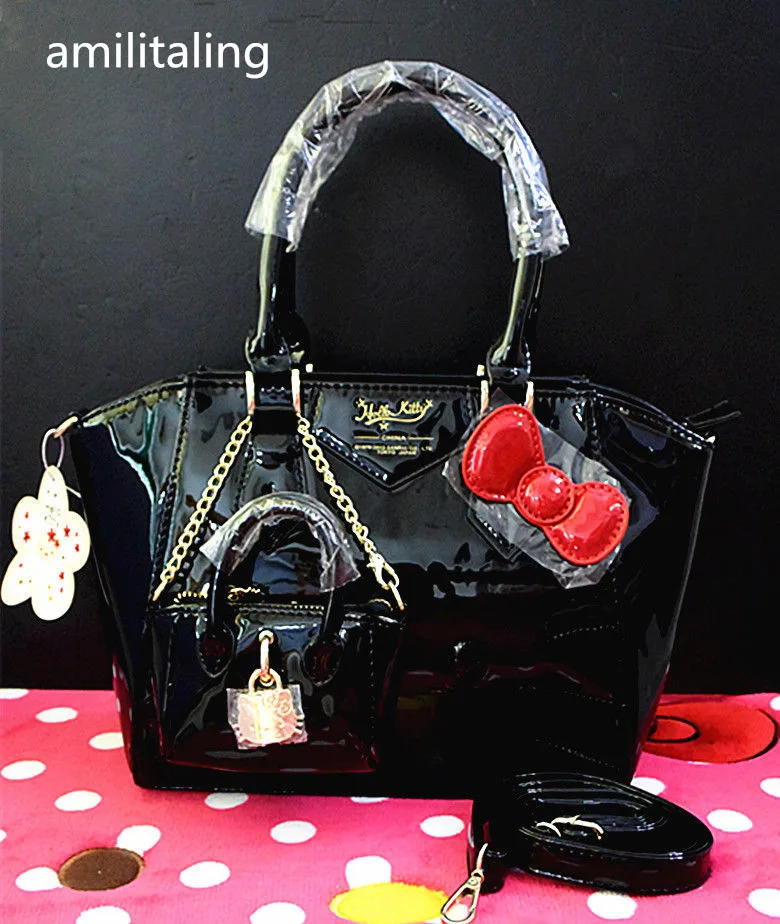 

New Hello kitty 2 in 1 Handbag Shoulder Purse + Small Coin bag yecy-1451B Code No.6921084500481