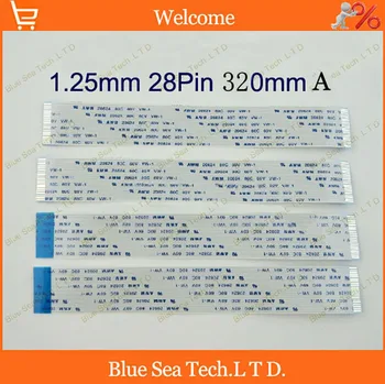 

28Pin 1.25 FFC/FPC Flexible Flat Cable 1.25mm pitch 28 pin 320mm isotropy A cable,AWM 20624.80C 60V VW-1