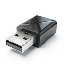 2в1 USB беспроводной Bluetooth передатчик приемник стерео аудио музыкальный адаптер с 3,5 мм аудио кабель для домашнего ТВ MP3 автомобильный динамик