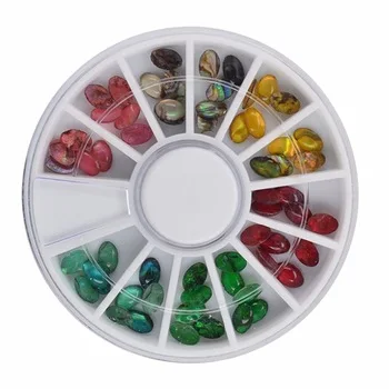 YZWLE 1 Wheel Nail Art Rhinestone &amp;amp; Decoration For DIY Nails Art Accessory Fashion Decorations Beauty Tools #JS04