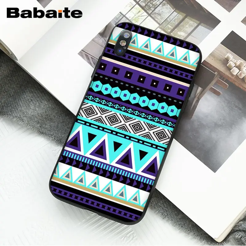 Pastel Tribal Aztec Triangle On Nebula