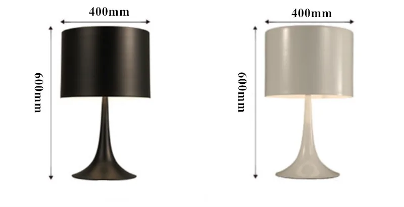 Бренд gzmj большой джентльмен настольная лампа 600 мм* 400 мм черный/белый современный светодиодный фонарь настольная лампа Lamparas De Mesa для дома спальни