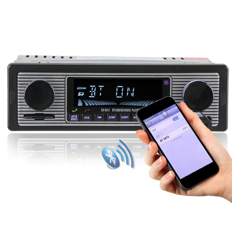 12V Bluetooth Car Radio Player Stereo FM MP3 USB SD AUX Audio Auto Electronics autoradio 1 DIN oto teypleri radio para carro