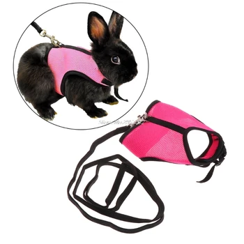 

Hamster Rabbit Squirrel Mesh Harness Leash Small Pet Vest Suit Outdoor Jogging yy56