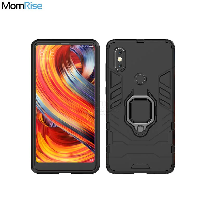 Двухслойный чехол для XiaoMI MI MIX 3 2S жесткий Гибридный армированный металлический