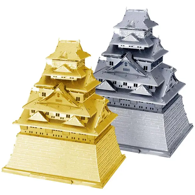 3d puzzle metal toy Japan Osaka Castle 3D Puzzle Metal Puzzle Model Cut