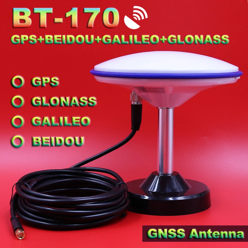 

BEITIAN NEW 3V-18V module receiver CORS RTK GNSS Survey Antenna High precision high gain GALILEO GPS GLONASS BEIDOU,BT-170-D-SMA