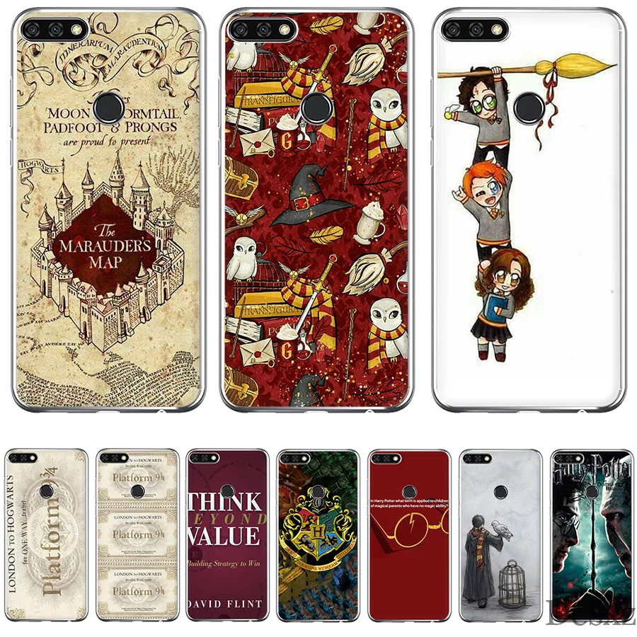 

Gerleek Anime Boy Phoen Case For Huawei Mate 10 20 Lite Pro Y9 Y7 Y5 II Y6 II Prime Nova 2i 3 3i Hard Cover