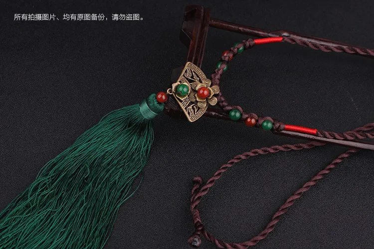 Женские этнических ожерелье старинные бахромой Jewelry, китайский ветер Культуры Ювелирные изделия peandants кисточкой ожерелье, Тибетский ожерелье