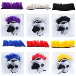 DIY Helmet Mohawk Hair Punk Hair wig For Motorcycle Ski Snowboard Helmets Cosplay Unique & Lots Of Fun Mohawk Wig on Helmet Hair