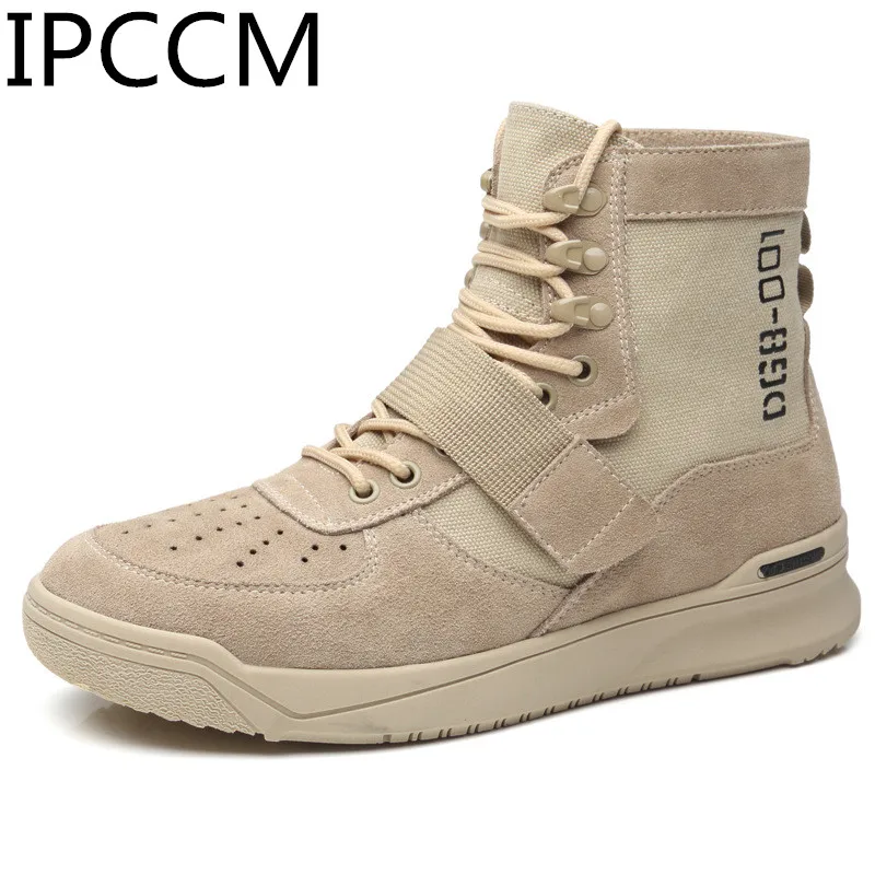 

Spring And Autumn Of 2019 High Quality Men's High Help Korean Version England Retro Martin Boots