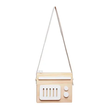 

Wooden Camera Model Wall Hanging Retro Camera Craft Ornament Home Office Decor Accessories Children Room Decor Toy Birthday Gift