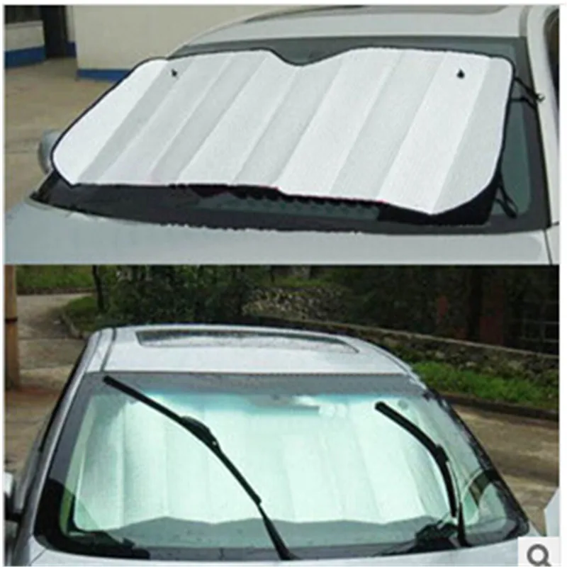 1 X 70*140CM Foldable Auto Front Rear Sun Shade Car Windshield Visor