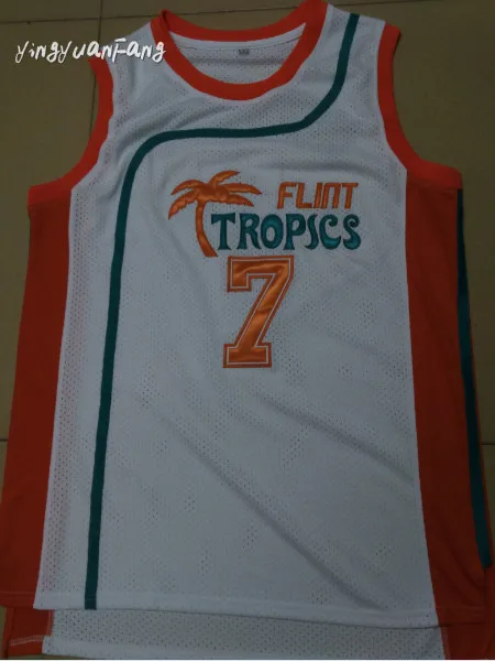 Баскетбольная майка в стиле ретро трикотажные изделия из фильма Half Pro Flint Tropics #7
