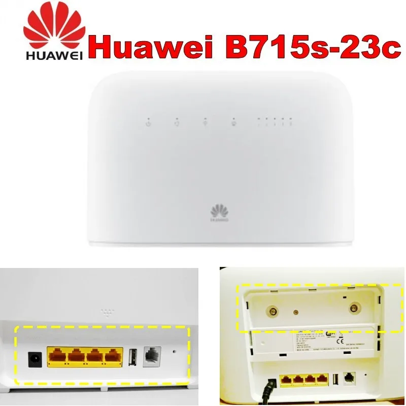 Huawei B715-23c 4 аппарат не привязан к оператору сотовой связи Cat9 Band1/3/7/8/20/28/32/38 CPE 4G маршрутизатор Wi-Fi