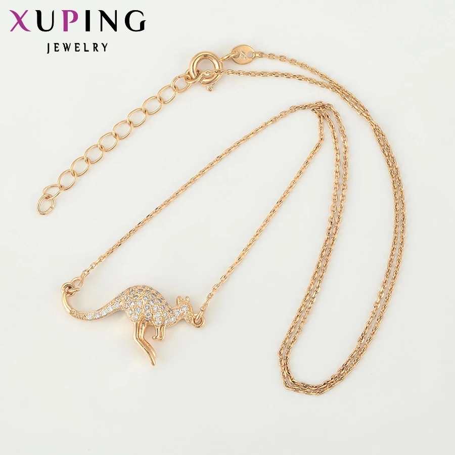 Xuping, элегантное ожерелье, популярная Длинная цепочка, ожерелье, бренд, позолоченное ожерелье, подарок на Хэллоуин 41865