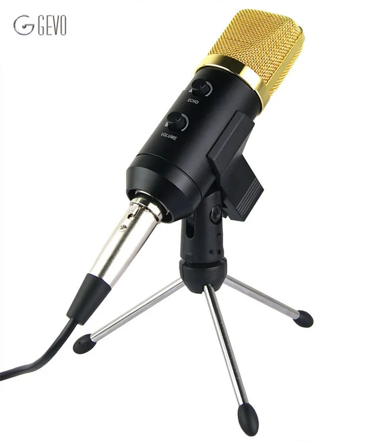 

MK-F100TL USB Microphone Broadcasting 3.5mm Wired Stereo Condenser Microphones For Computer Karaoke Conference Notebook Studio