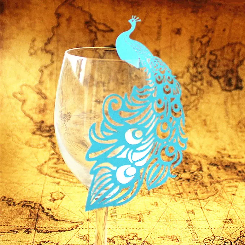 50pcs-Peacock-Laser-Cut-Wine-Glass-Card-Name-Place-Escort-Cup-Cards-Wedding-Baby-Shower-Birthday (3)