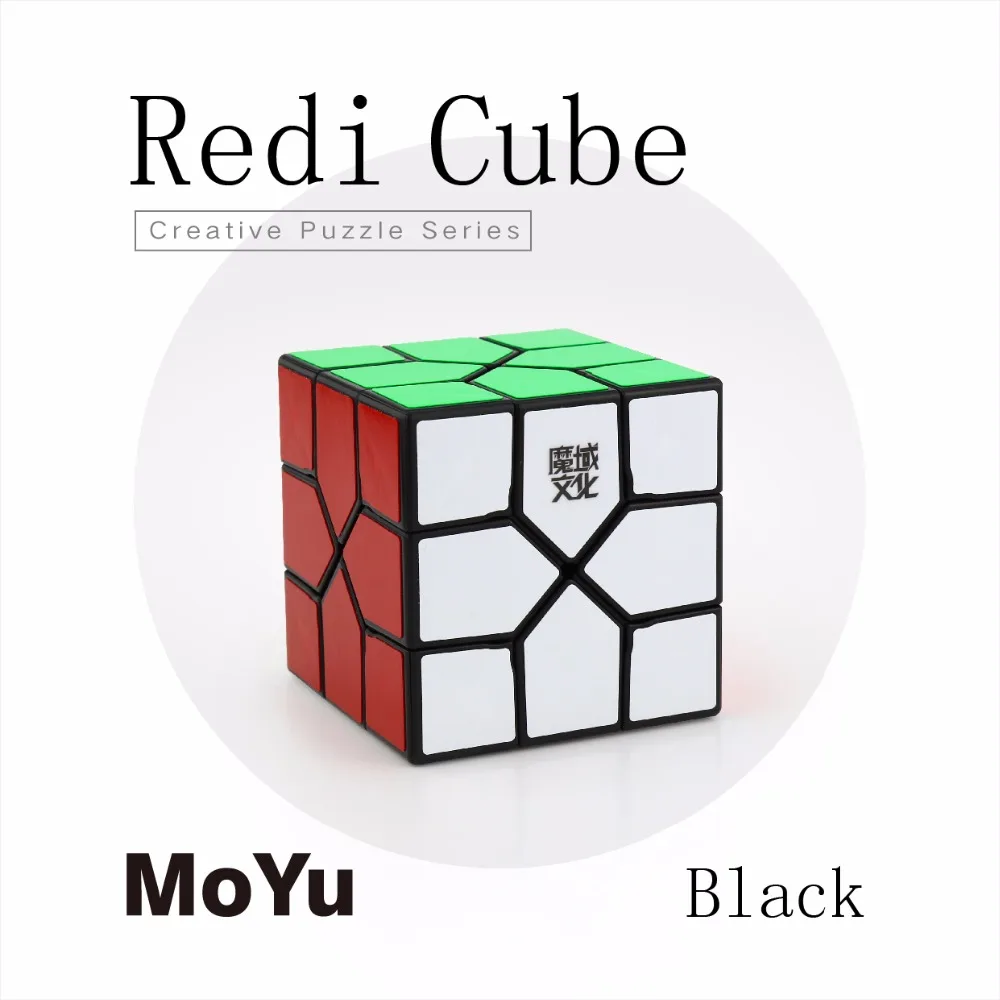 Moyu Redi 3x3x3 Cylinder Magic Cube Pie Twist Puzzle IntelligenceToy Multi-Color 