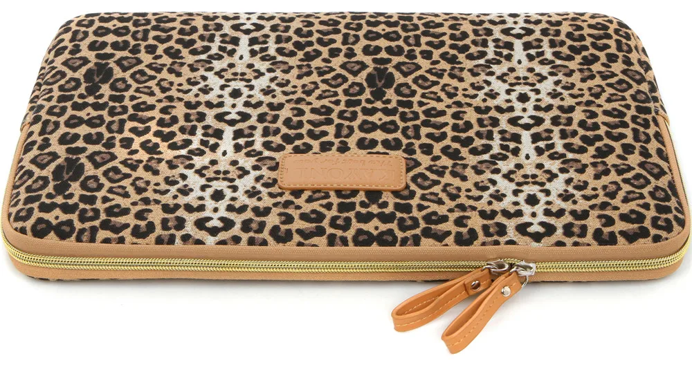 Тканевый Желтый леопардовый чехол для ноутбука " до 15 дюймов Улучшенная защита чехол для ноутбука сумка