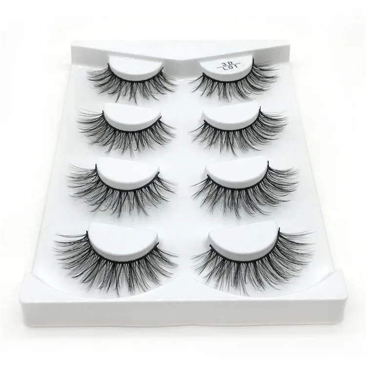 

1 Box Hot natural false eyelashes fake lashes long makeup 3d mink lashes eyelash extension mink eyelashes