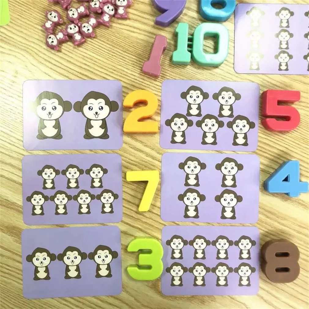 Match game Board game Monkey Match Math Balancing Scale Number Balance Game Children Educational Toy to Learn add and subtract Match game Board game Monkey Match Math Balancing Scale Number Balance Game Children Educational Toy to Learn add and subtract