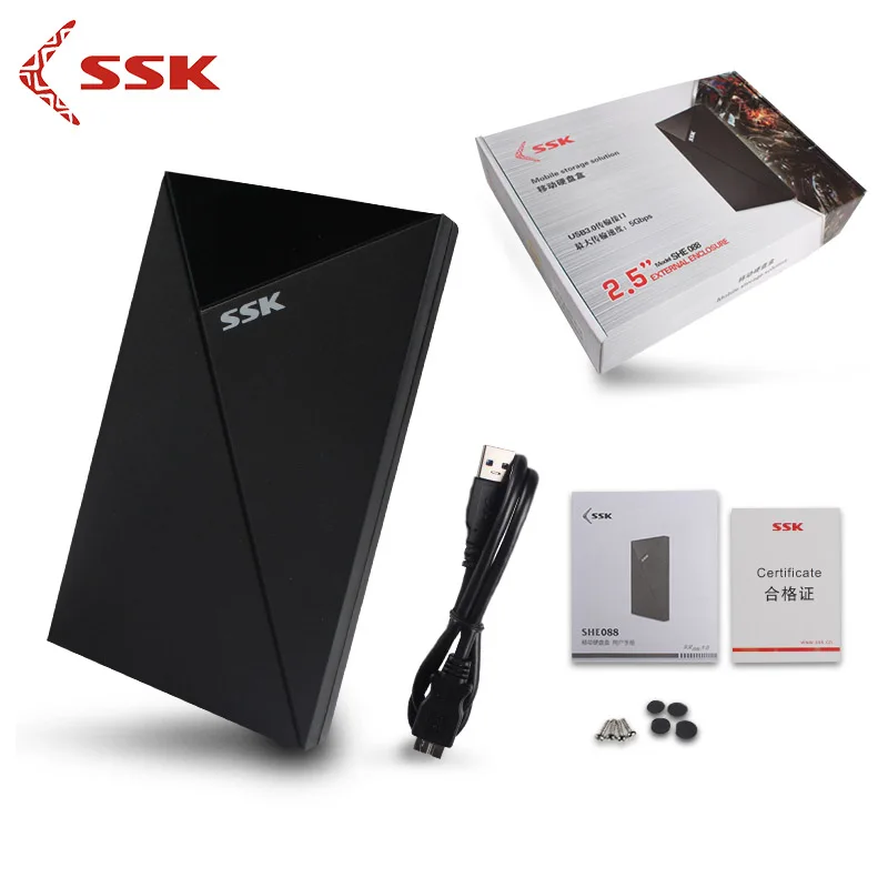 2017 Esata Hd экстерно Hdd док станция Optibay Ssk Usb3.0 мобильный жесткий диск коробка 2 5