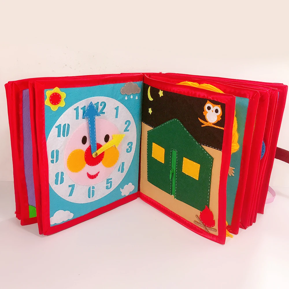 Детская 3D тканевая книга нетканый материал для упаковки своими руками ручная