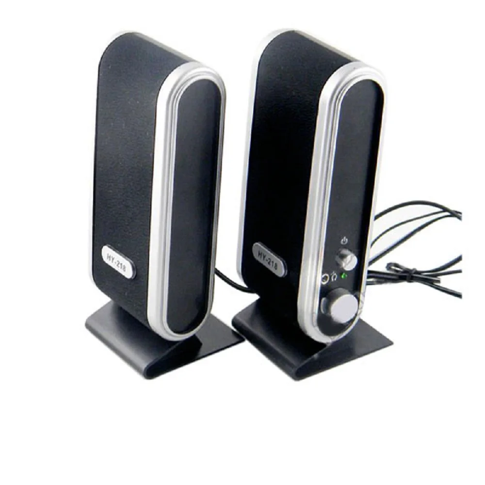 Gosear Mini Plastic HY 218 Model USB Power Speakers W/3.5mm Jack